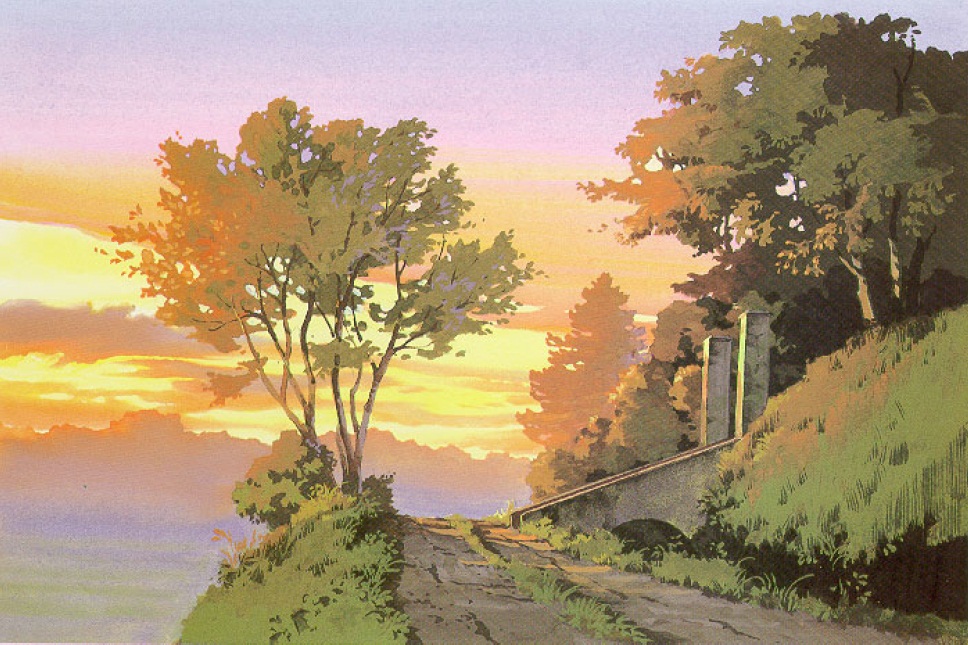 宫崎骏 背景 插画 壁纸