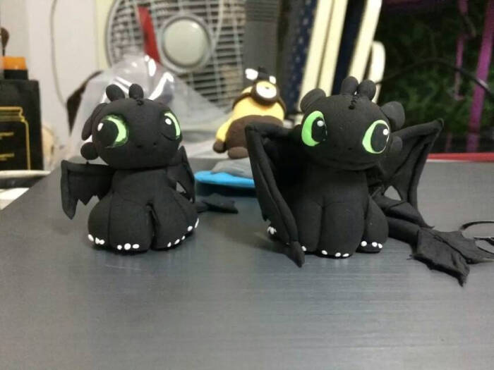 纸粘土 超轻粘土 无牙仔 toothless