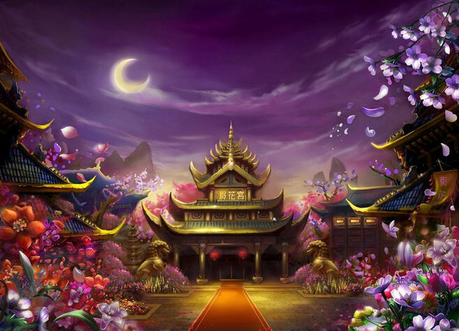 古风 二次元 壁纸 背景 唯美 插画