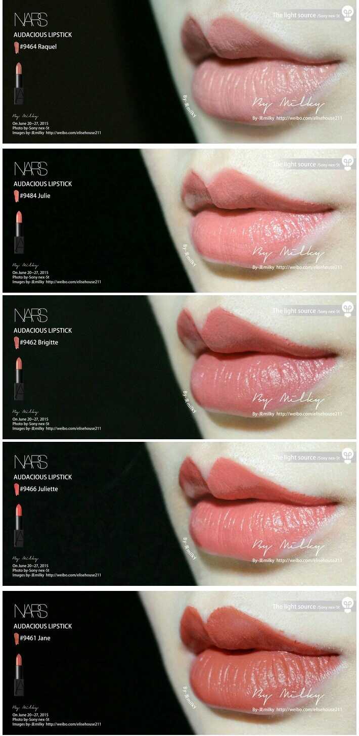 转自#无敌美milky胸口碎大石# nars 2014 audacious lipstick 全40色