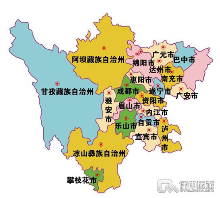 四川地图