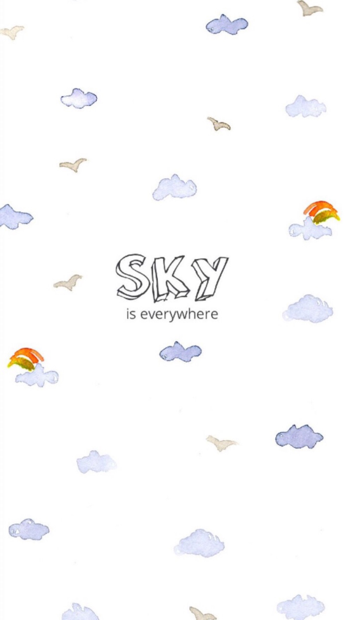 sky iphone手机壁纸锁屏 小清新壁纸