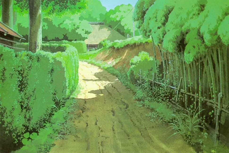插画欣赏——宫崎骏动漫里的唯美夏天