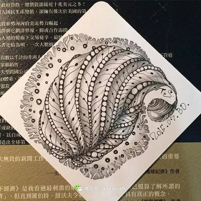 禅绕画爱好者的作品