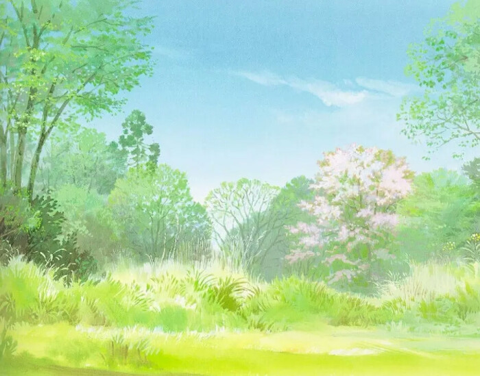 插画欣赏——宫崎骏动漫里的唯美夏天