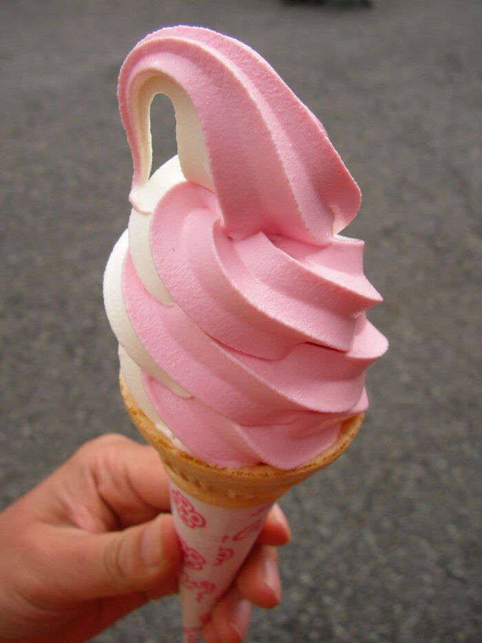 粉色pink 冰淇淋 原宿