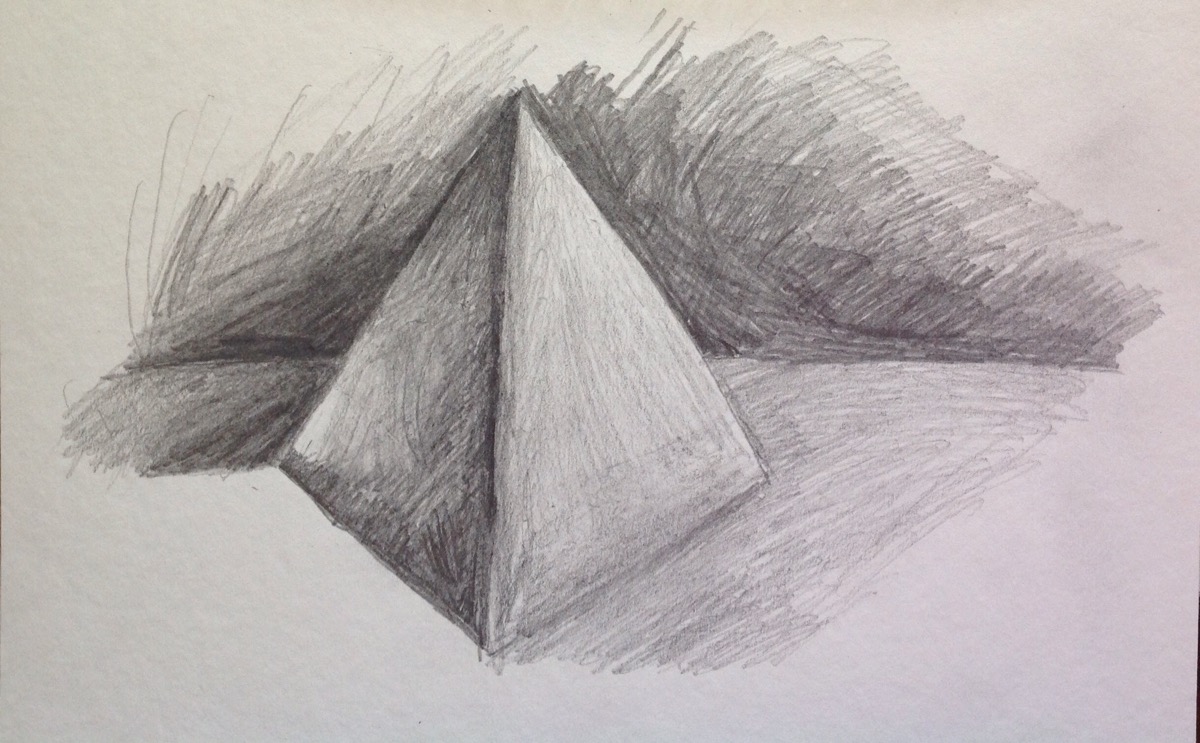 素描金字塔
