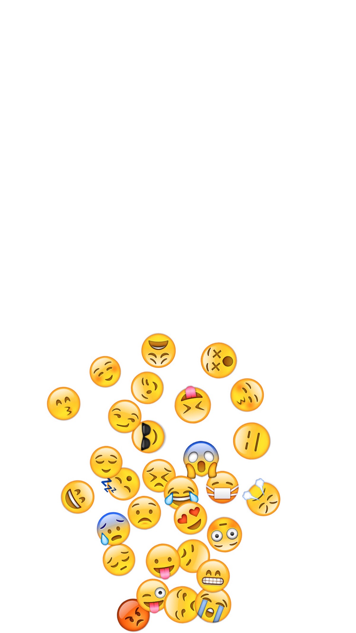 绵羊自制 emoji表情壁纸 简单壁纸 iphone6壁纸 喜欢多关注