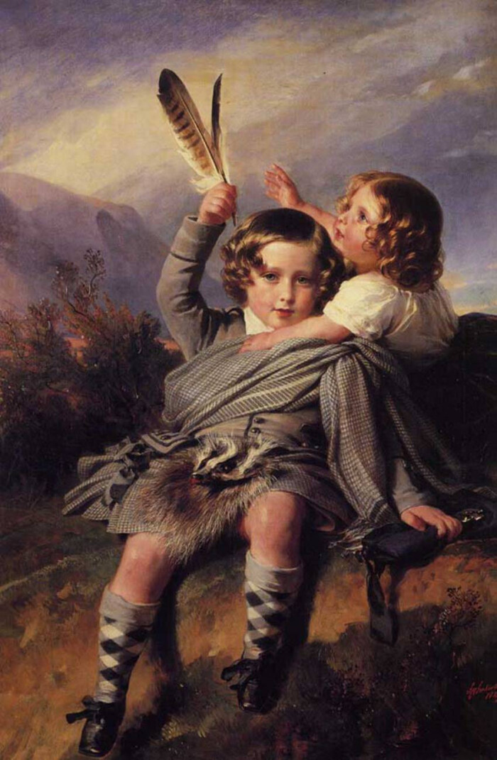 winterhalter(1805-1873),19世纪中期德国学院艺术派古典主义绘画大师