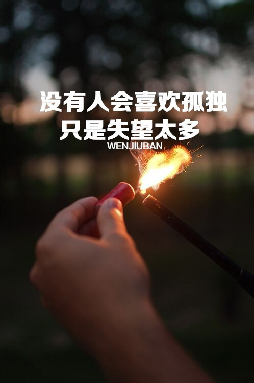 我孤独成性,因为我厌恶人心