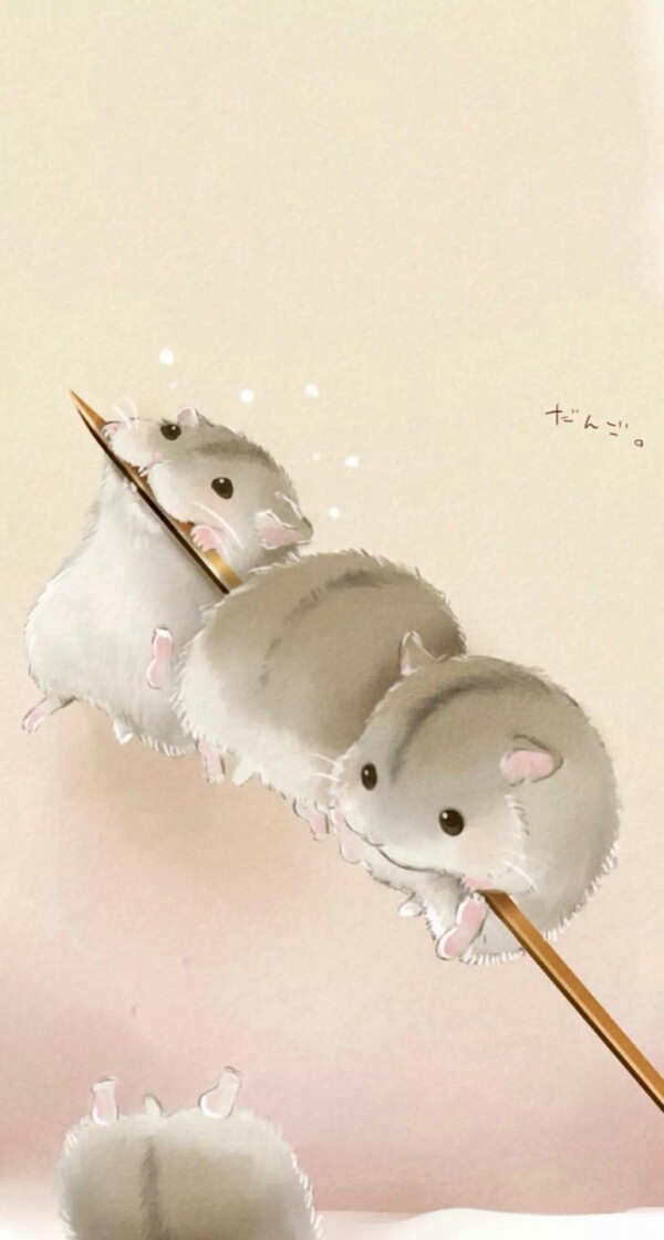 萌物# 系列美图:偷吃的小仓鼠～ 简直萌到不能再萌了啊啊!
