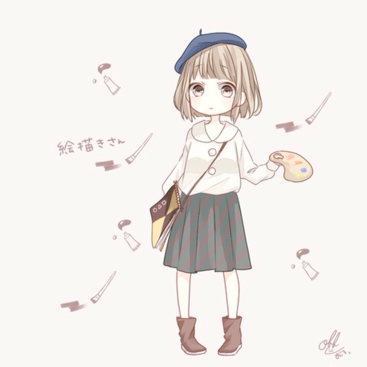 二次元 插画 手绘 头像壁纸 少女 少年 卡通 萌物 治愈 ^o