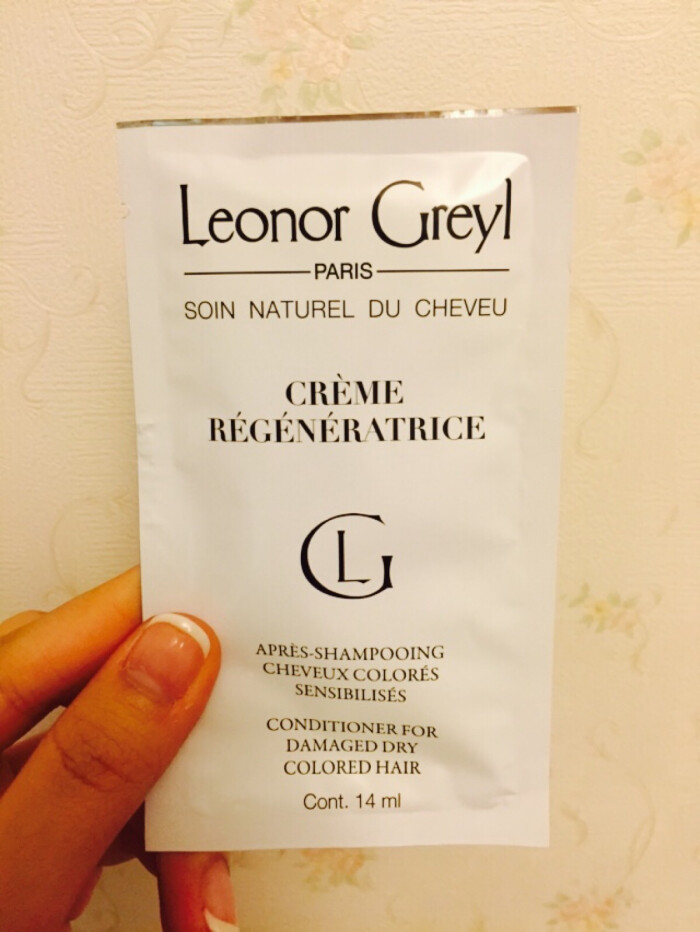 法国leonor greyl海藻植物护发素 14ml15rmb 比较适合烫染后护发～ 在