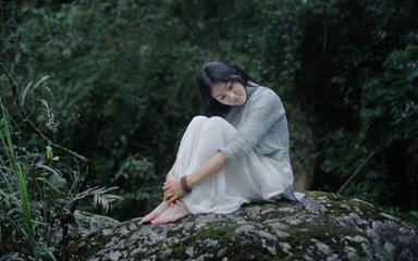 复古文艺 伤感意境 女图