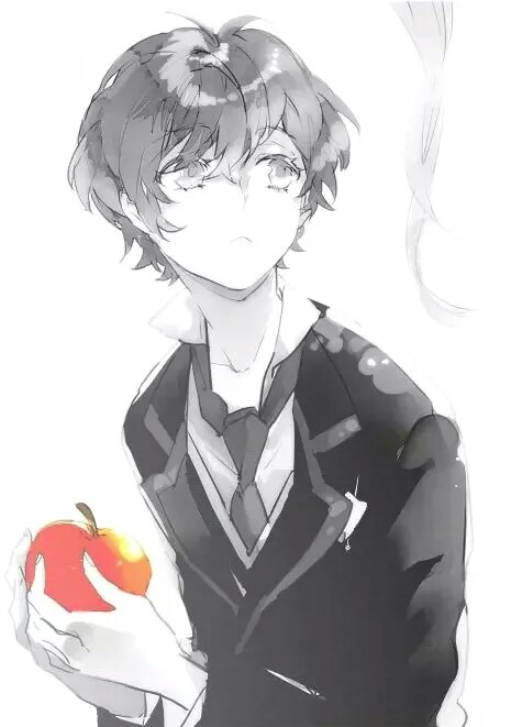 黑白动漫壁纸 插画 唯美