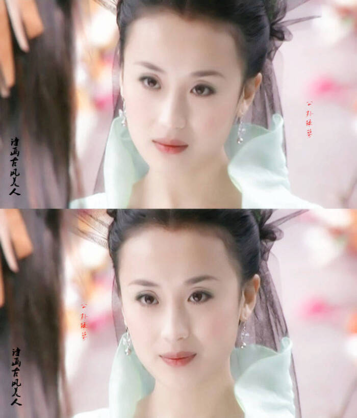 傅淼《神雕侠侣》【公孙绿萼】翠枝含苞情根深,流水无意映泪痕.