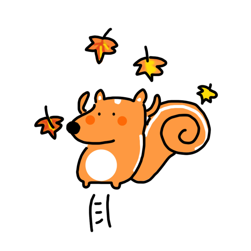 【陈圈圈松鼠头像】——九月了,秋天到了,板栗的季节到了.