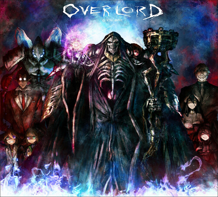 p站 pixiv overlord 不死者之王 安兹 雅儿贝德 人物 头像 次元 封面