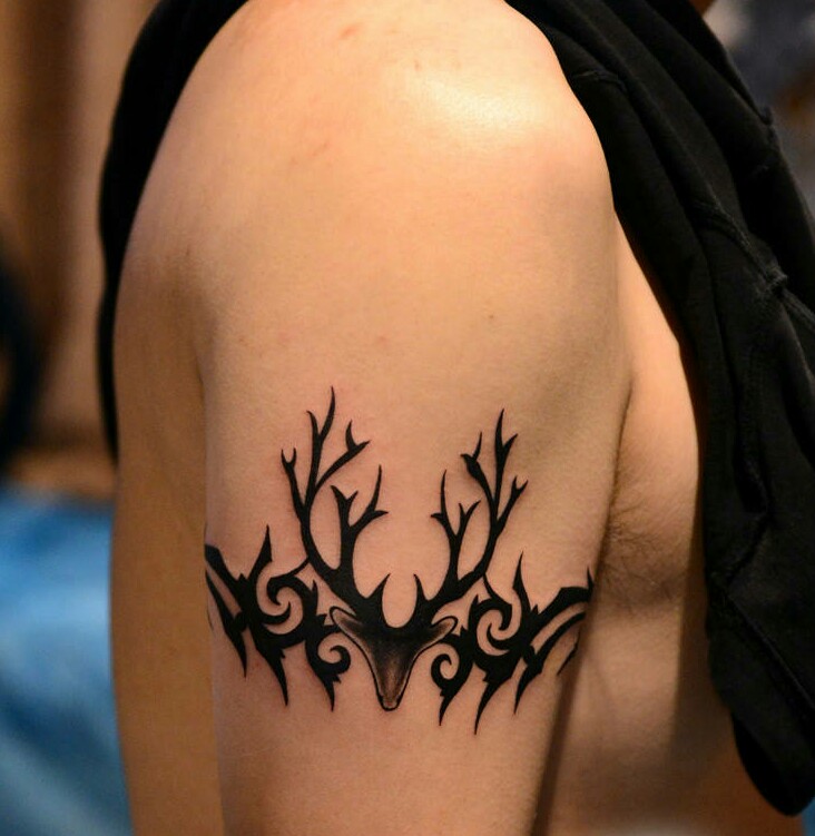 纹身(鹿·图腾)