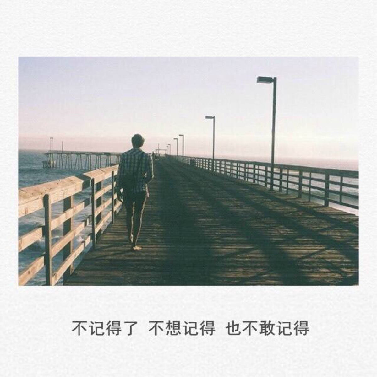 " 我会记得你 然后爱别人 祝你安好 "