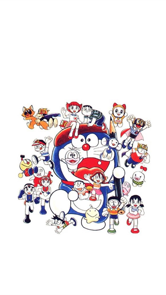 iphone wallpaper wechat 壁纸 锁屏 主题 哆啦a梦 机器猫 doraemon