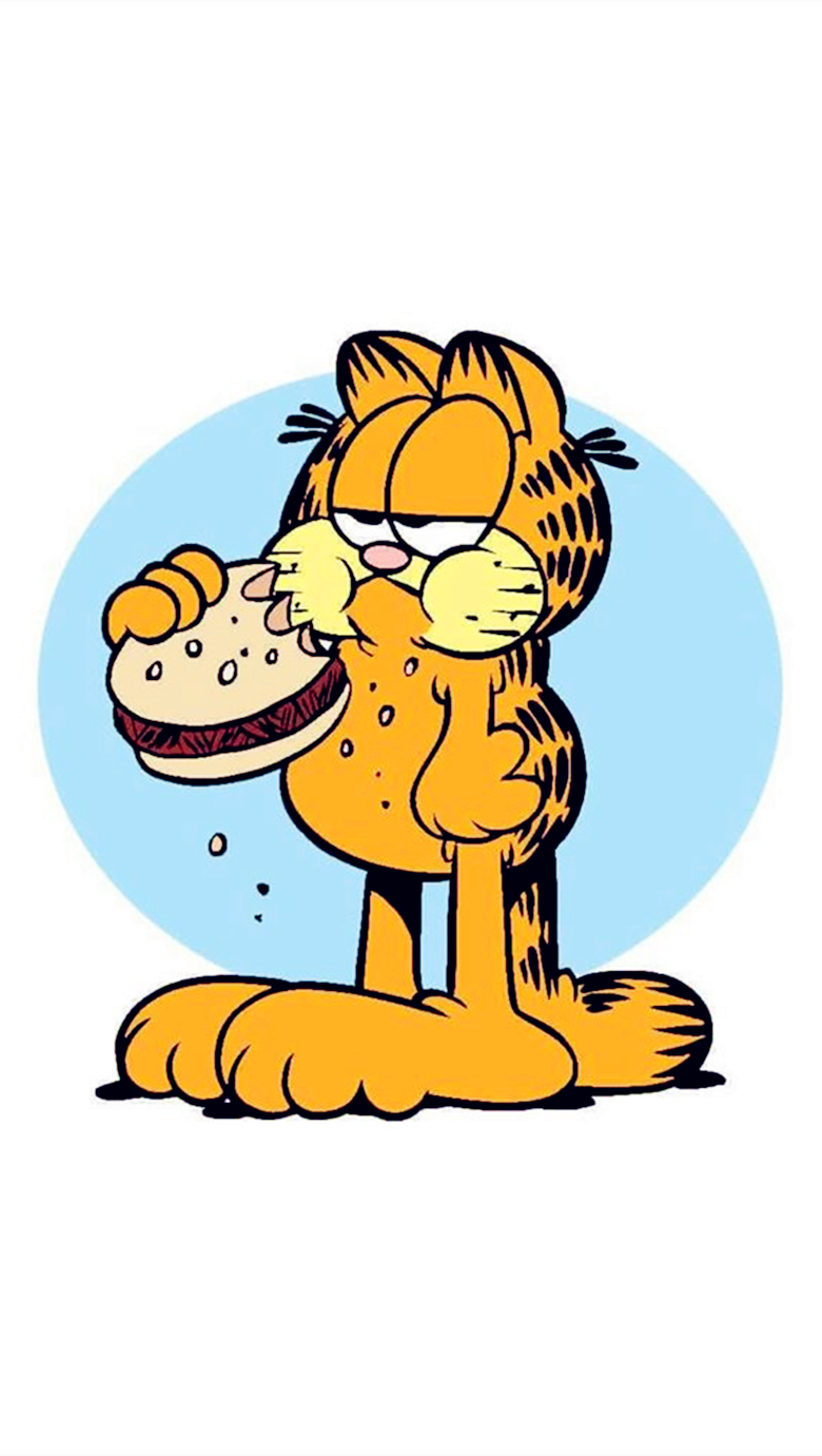 iphone 壁纸 加菲猫 garfield