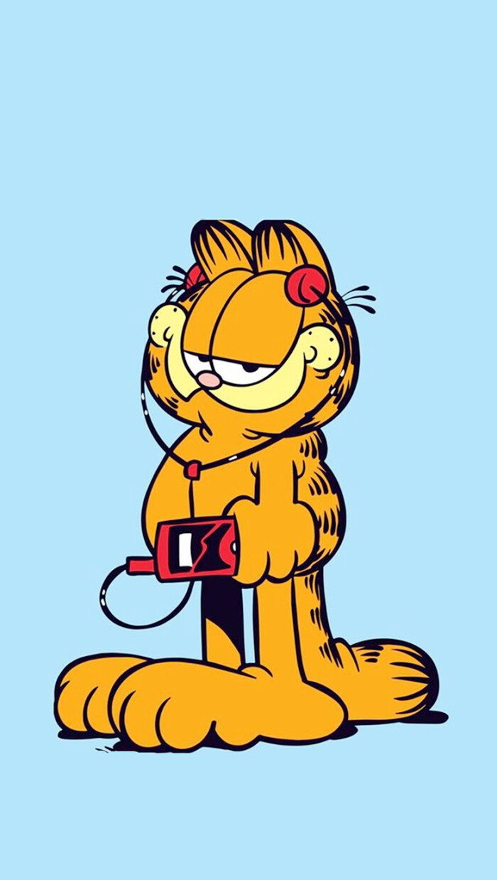 iphone 壁纸 加菲猫 garfield