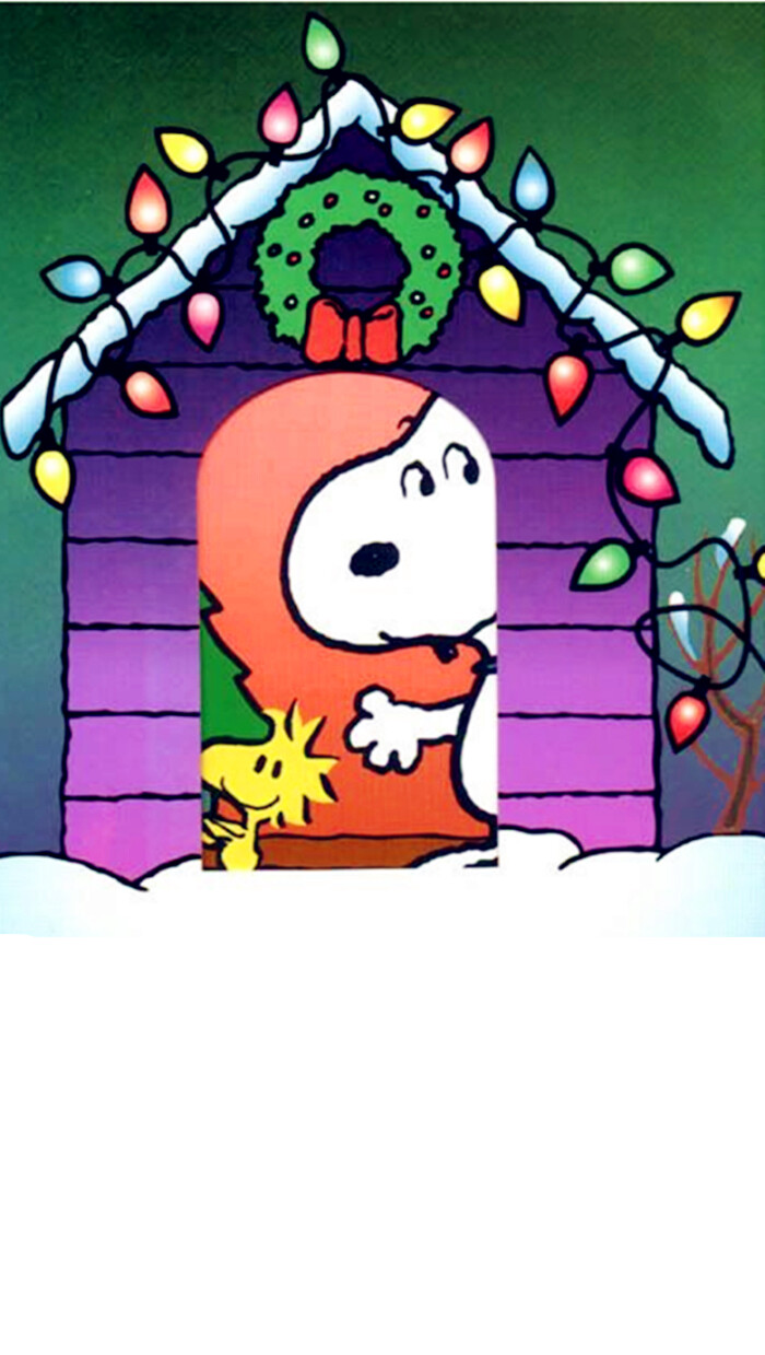 iphone wallpaper wechat 微信 壁纸 锁屏 主题 可爱 史努比 snoopy