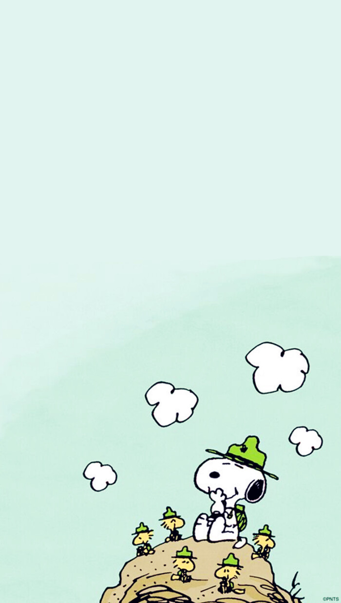 iphone wallpaper wechat 微信 壁纸 锁屏 主题 可爱 史努比 snoopy