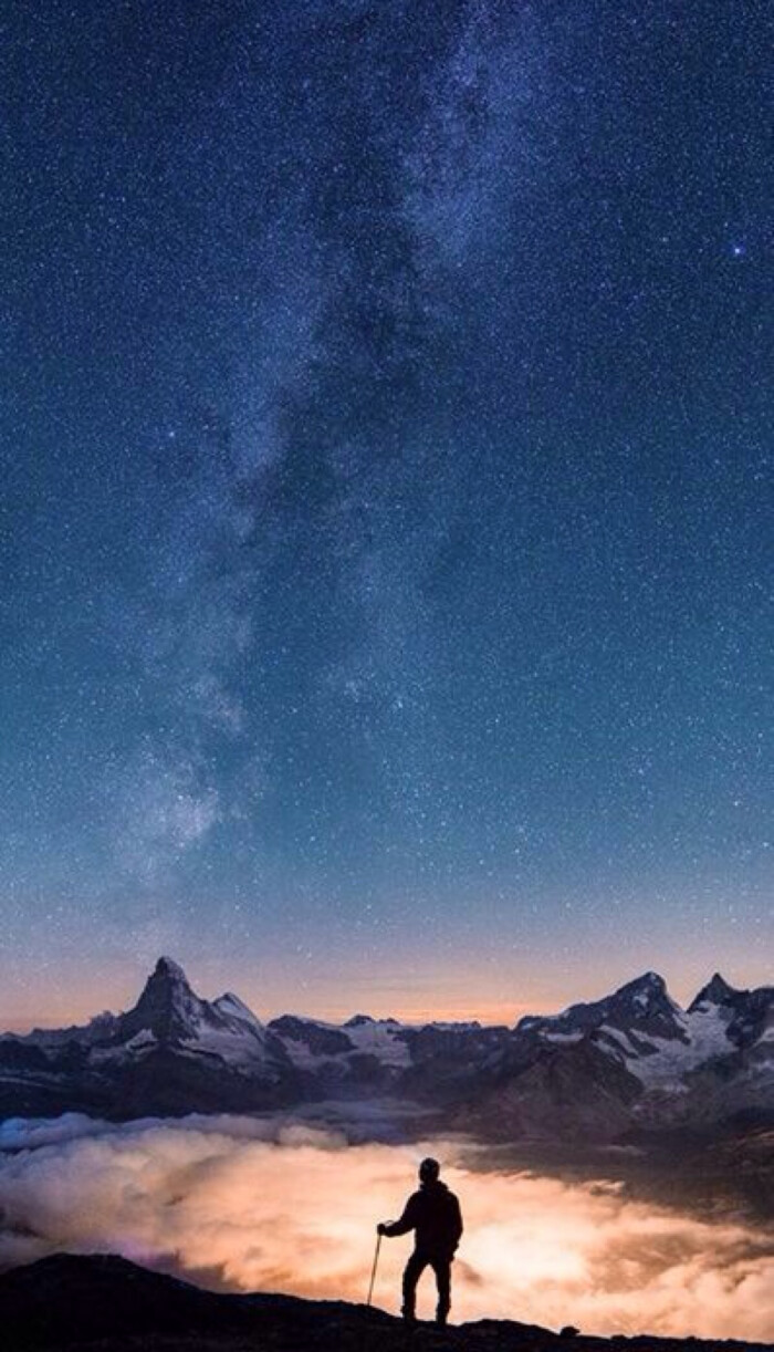 唯美星空 夜景 夜空 星光 自然风景 iphone手机壁纸 唯美壁纸 锁屏