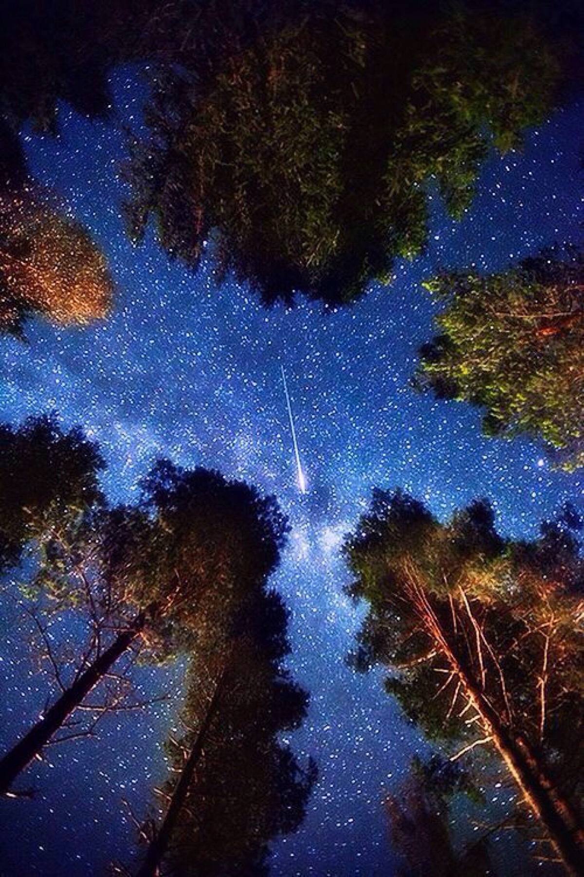 唯美星空 夜景 夜空 星光 自然风景 iphone手机壁纸 唯美壁纸 锁屏