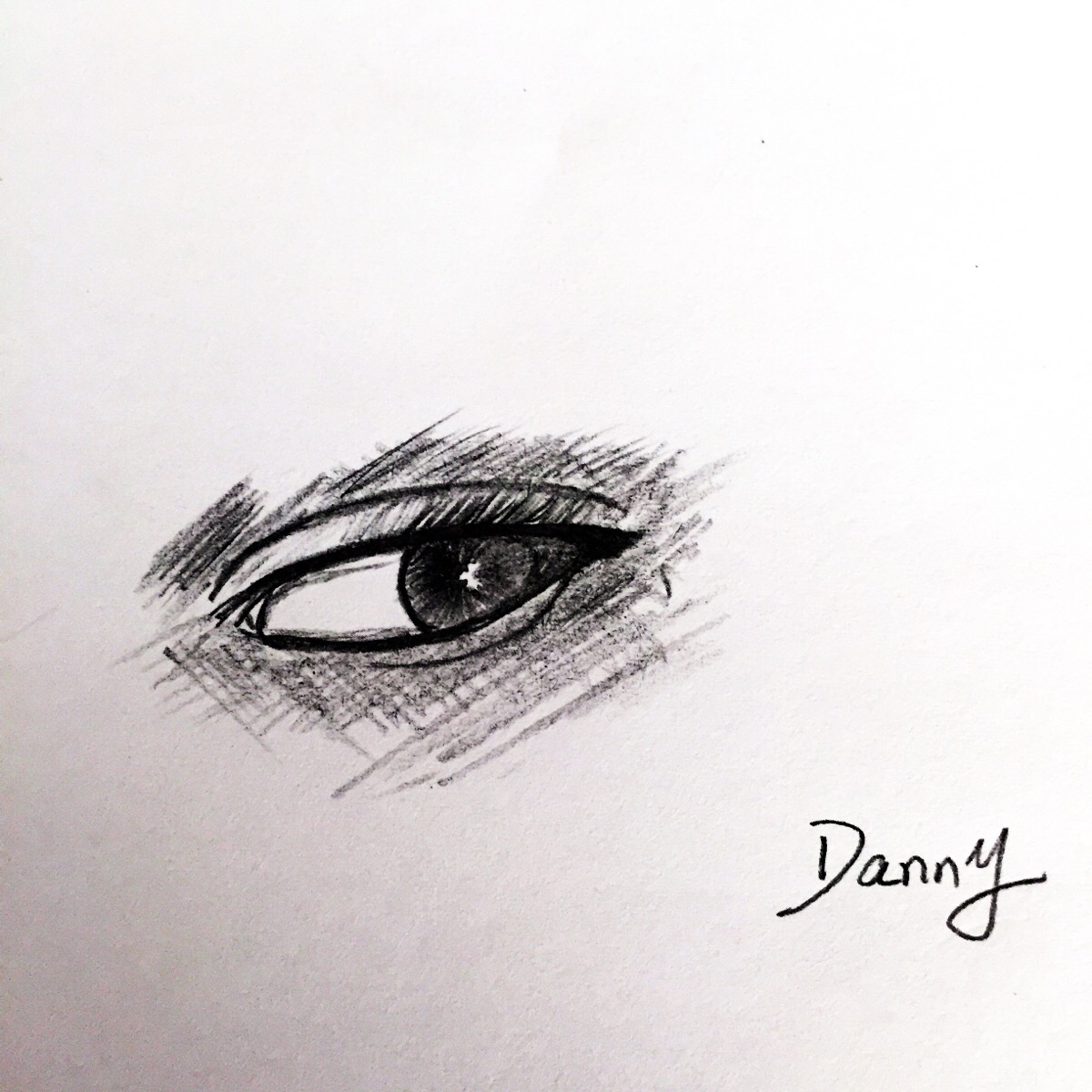 邪恶 眼睛 绘画 素描 铅笔画 danny