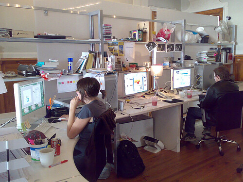 电脑,电脑桌,工作室,办公桌