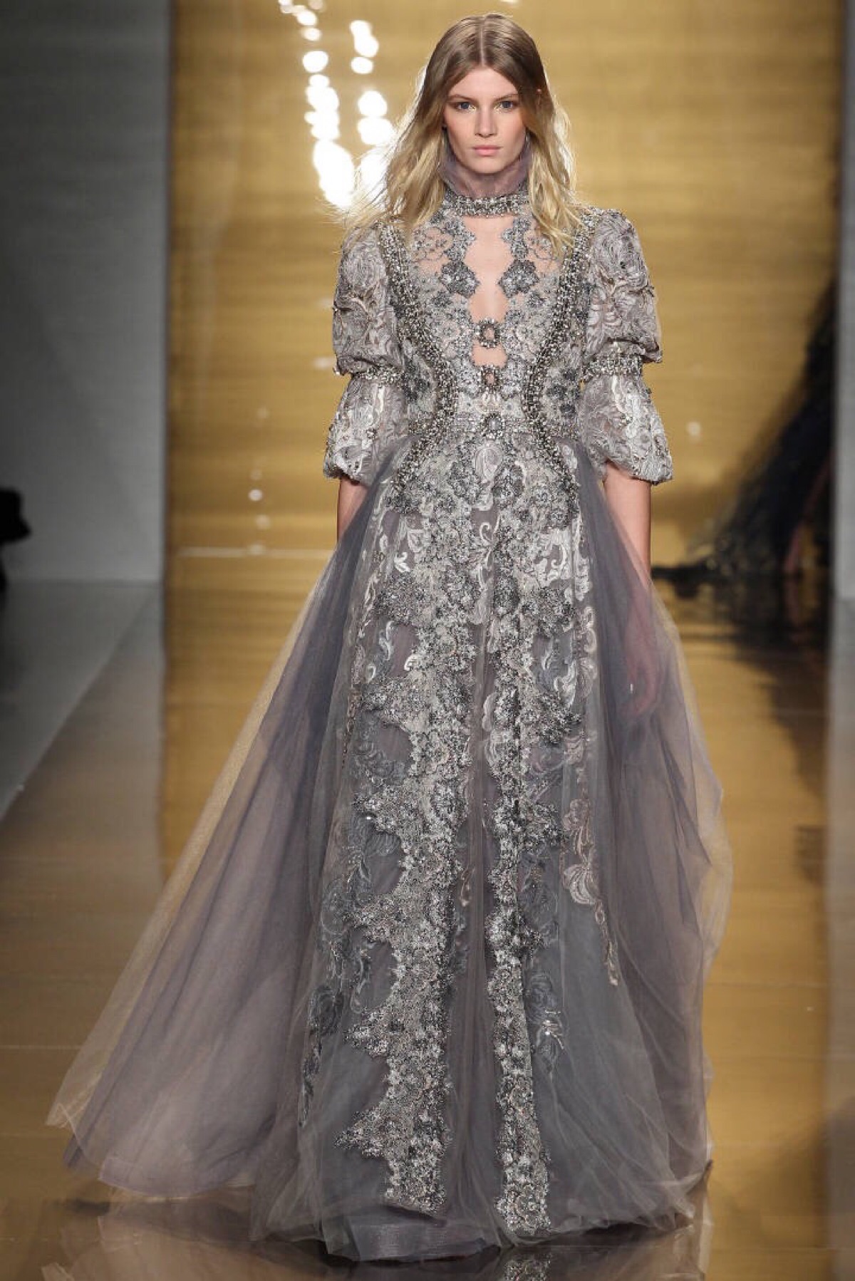 reem acra fall 2015 ready-to-wear 很有巴洛克风的仙裙