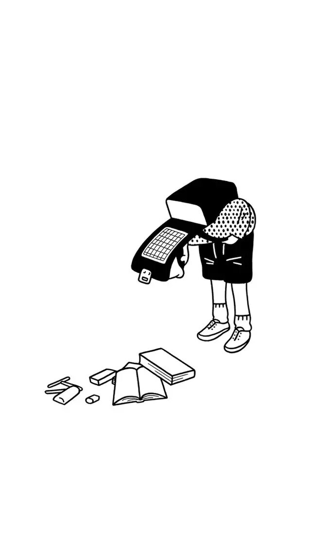 个性白色壁纸