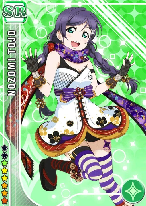 lovelive 江户忍者 卡牌 东条希