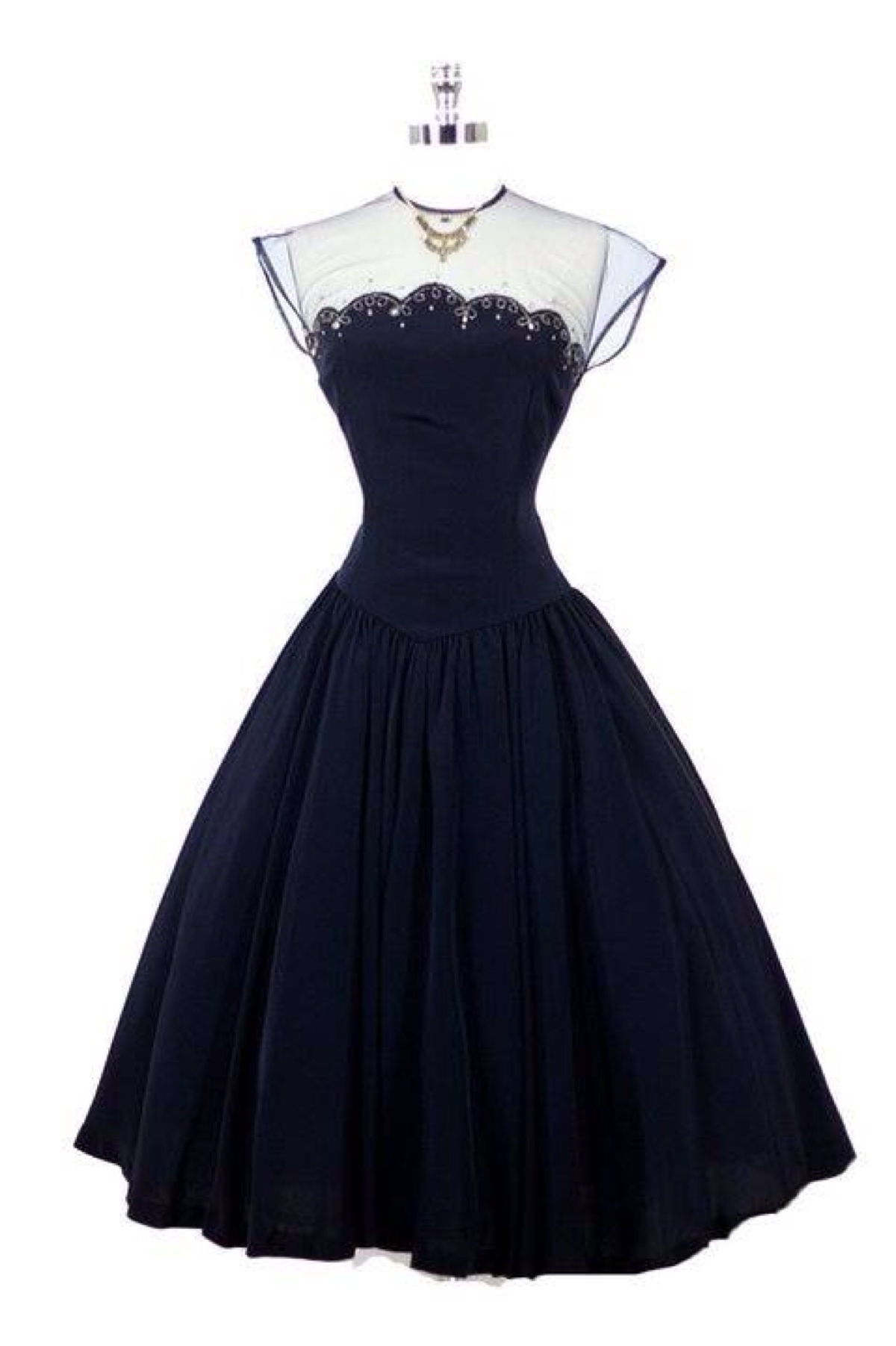 vintage dress, 1950s