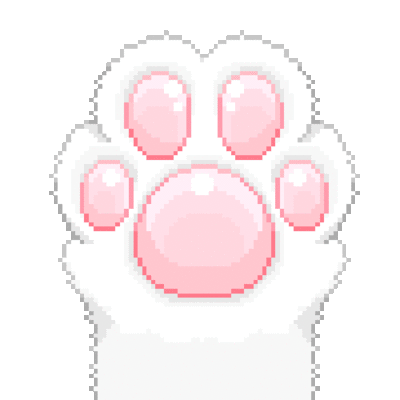 kawaii gif 动图 表情 粉色系 猫爪