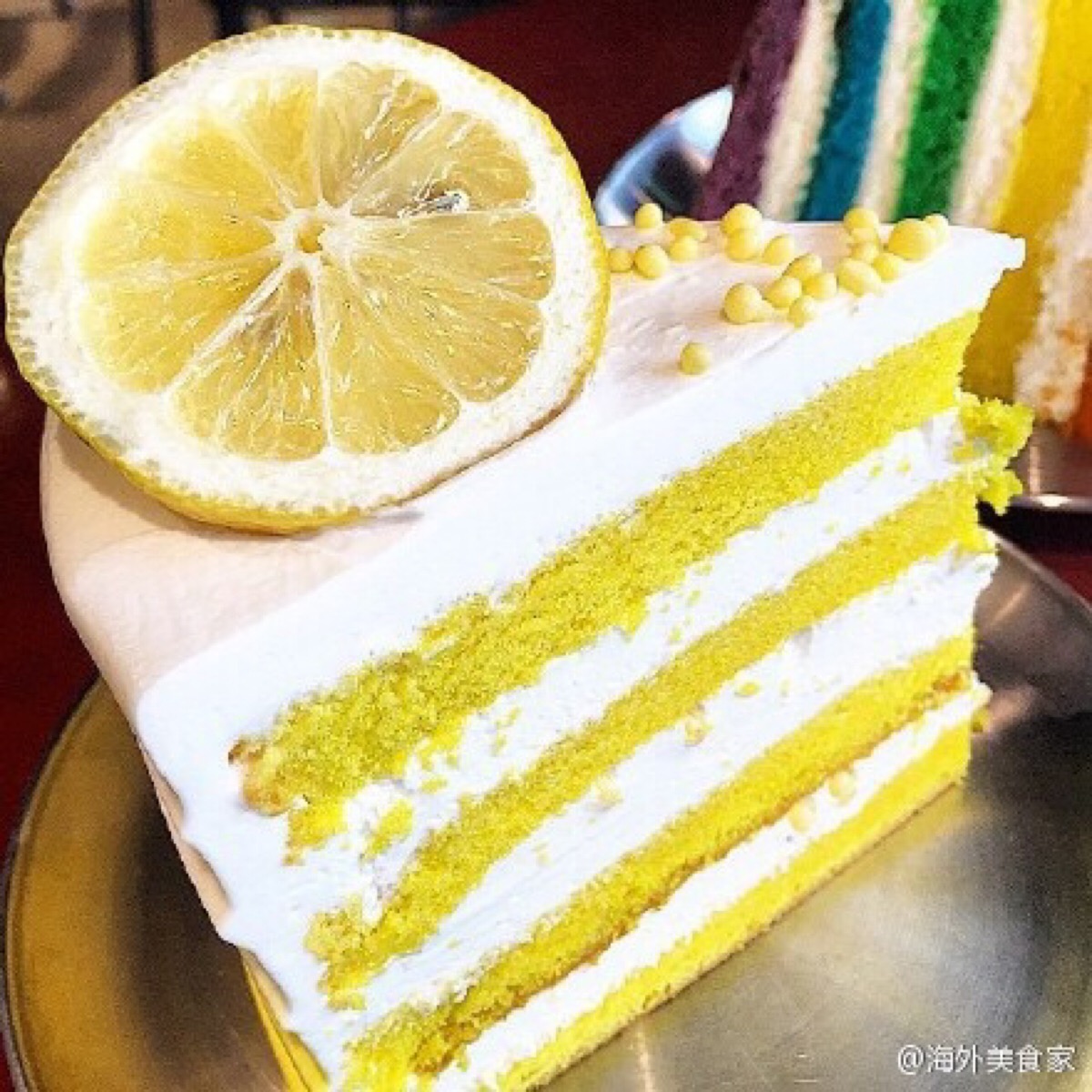 美食 柠檬蛋糕