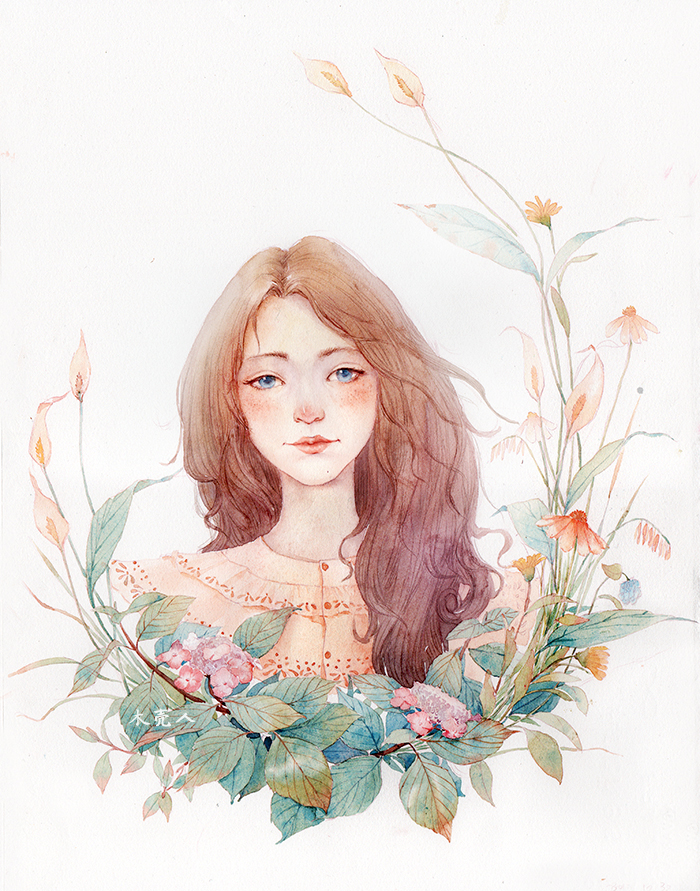 水彩人物