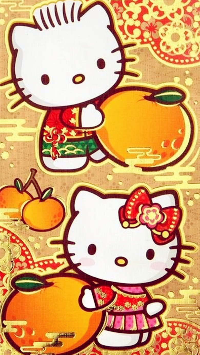 iphone 壁纸 可爱 hello kitty