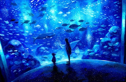 蓝色梦幻水族馆