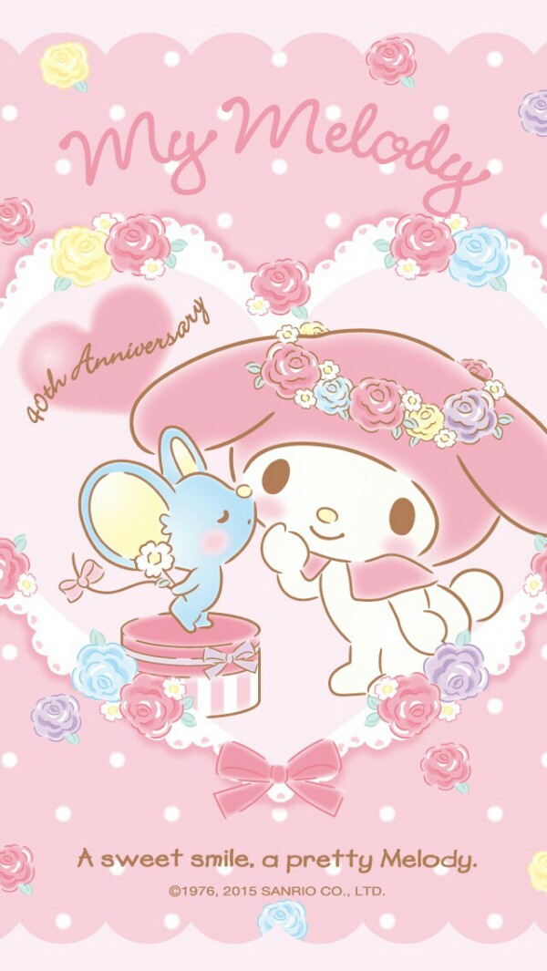 my melody# #可爱# #sanrio# #wallpaper# #手机壁纸# #背景# #锁屏