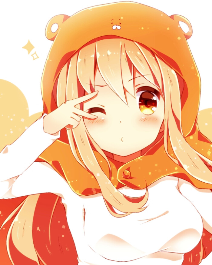 『沫沫』动漫原创 插画手绘 二次元 少女 干物妹 小埋