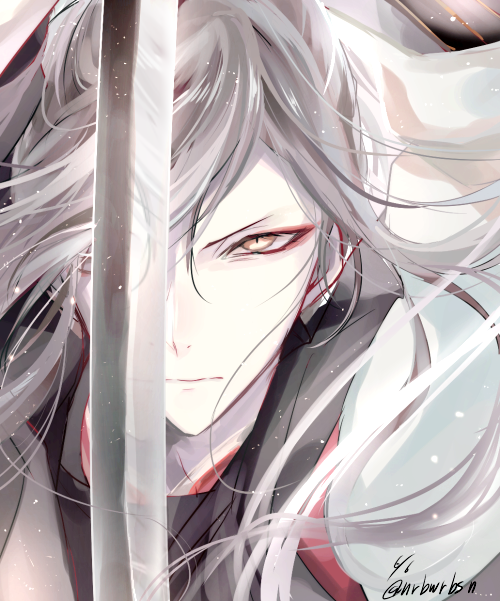 nrbwrbsh #刀剑乱舞# #太郎太刀# #二次元# #动漫帅哥## 手绘## 插画