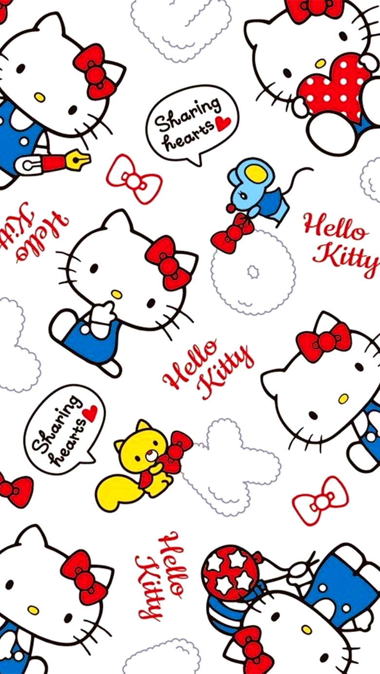 iphone 壁纸 可爱 hello kitty