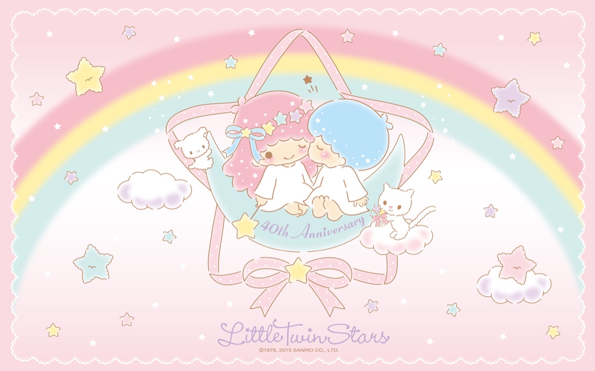 little twin stars# #小双星# #sanrio# #可爱# #wallpaper# #电脑