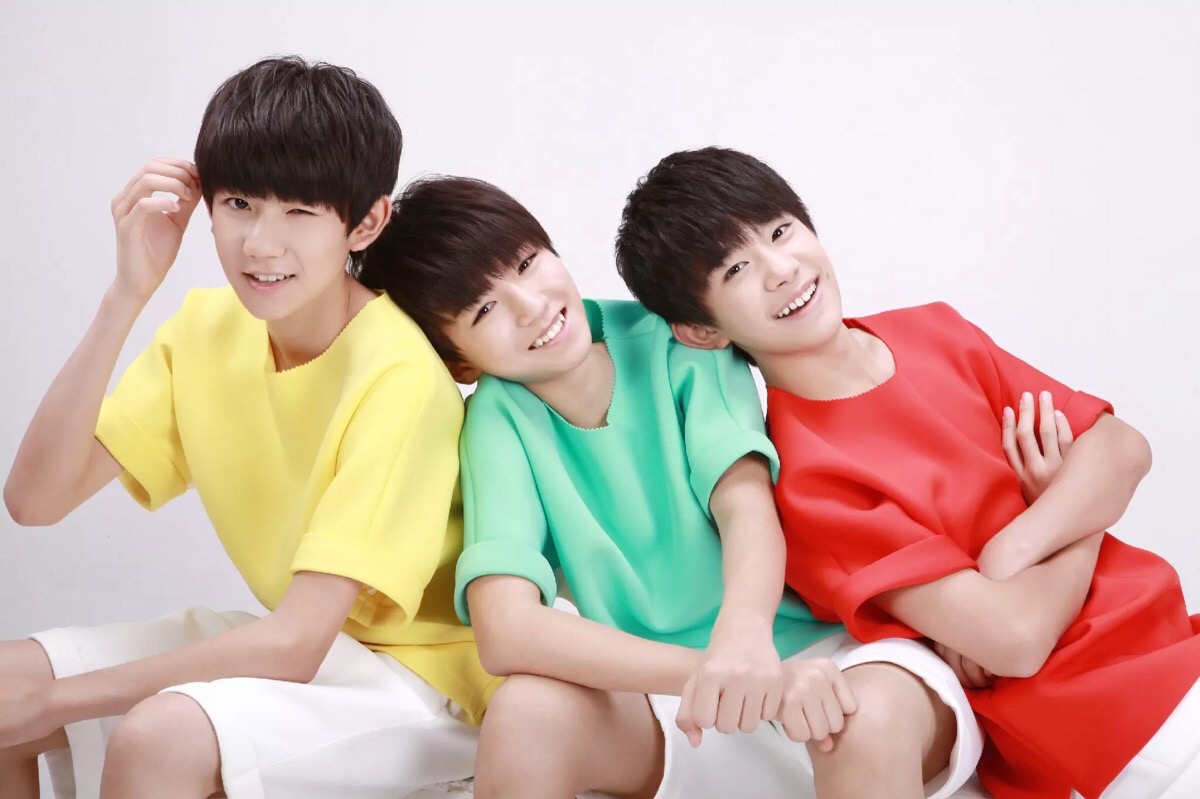 最美不过三人同框 tfboys