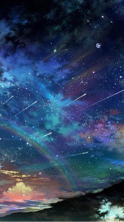 动漫 二次元 风景 梦幻 意境 夜晚 个性 星空 人物 场景 壁纸 小清新