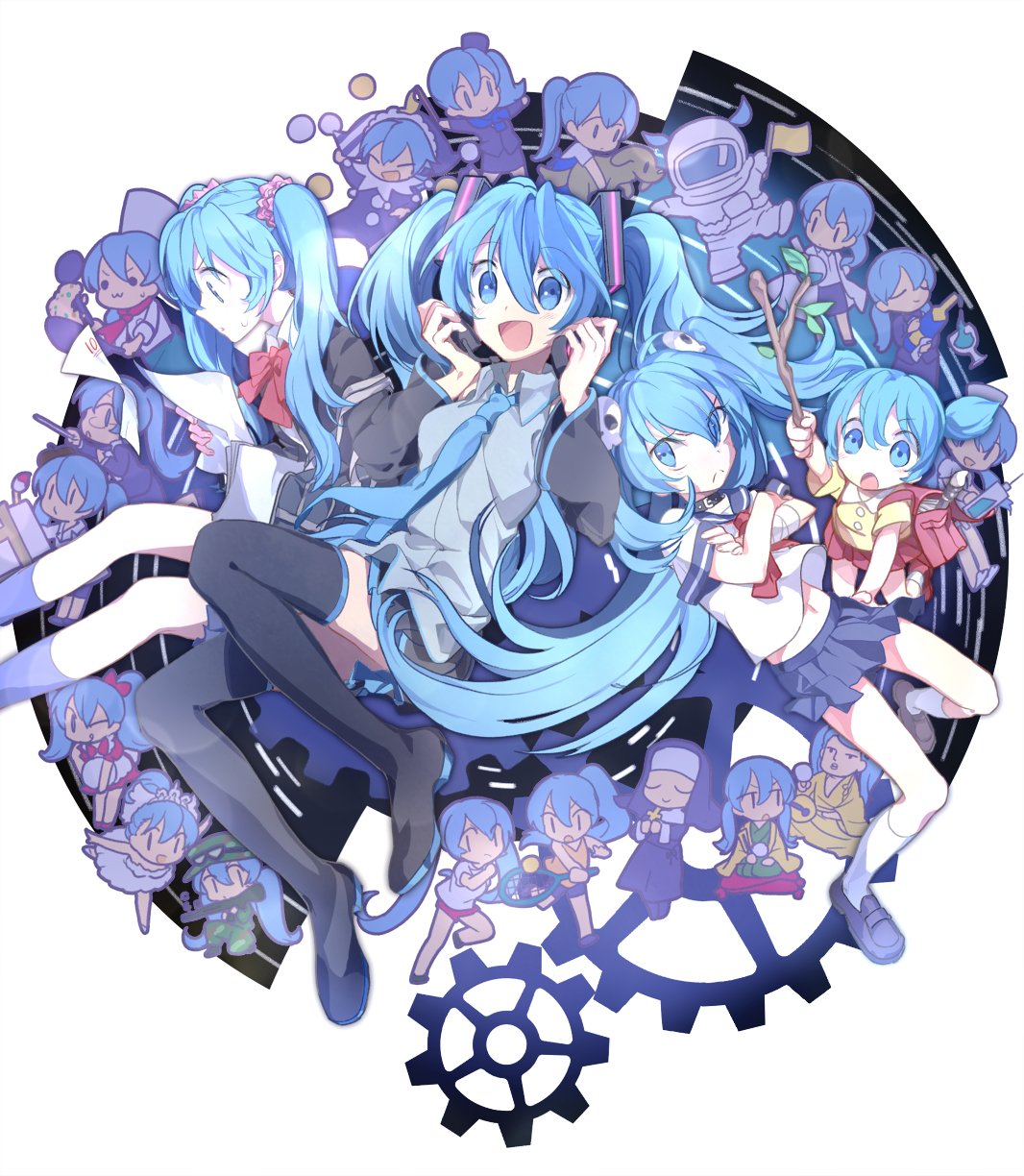 「pid=40968484」タイム真心「画师:和音」/「初音未来miku」